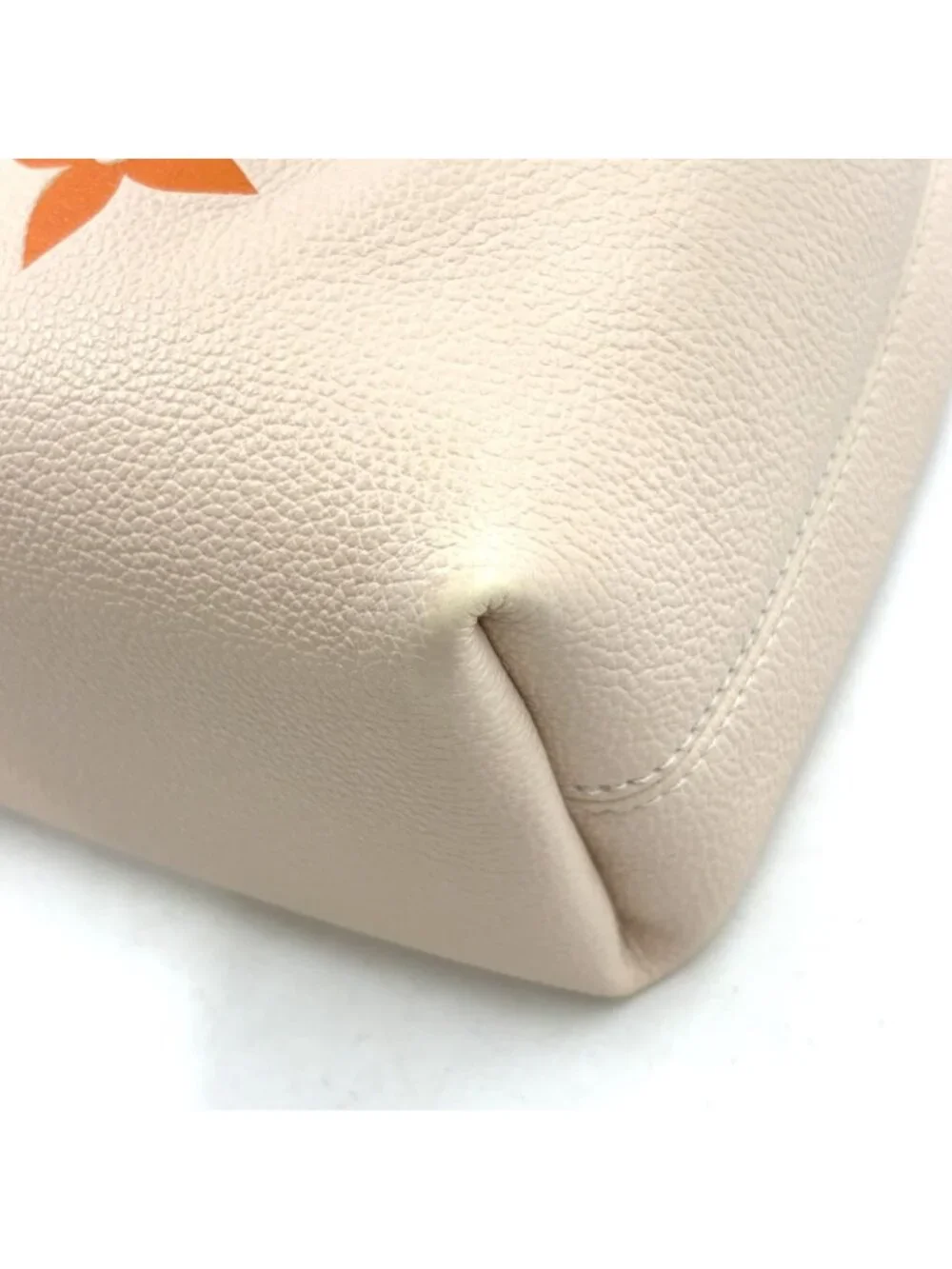 Louis Vuitton LV Summer Bundle Monogram Empreinte Leather Orange White Handbag